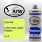 Preview: Hyundai, Lime Rock Green Metallic, NJA: 400ml Sprühdose, von ATW Autoteile West.